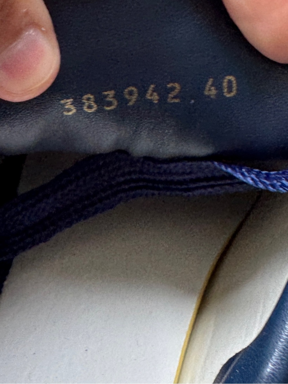 Alexander McQueen Oversized Sneaker 'Python Navy' 40 - Picture 5 of 7